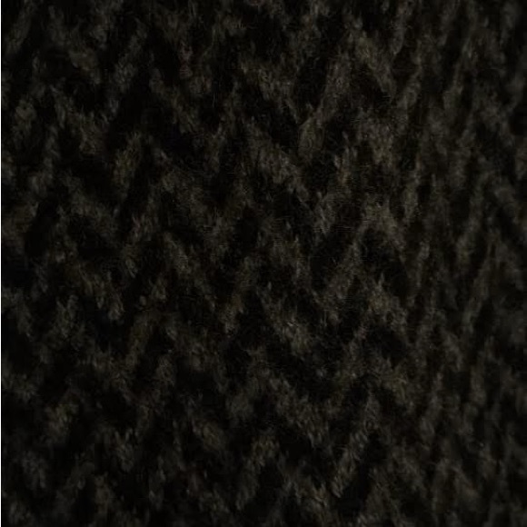 Vintage Jones New York Country Gray and Black Chevron Wool Sweater Coat - Picture 2 of 3